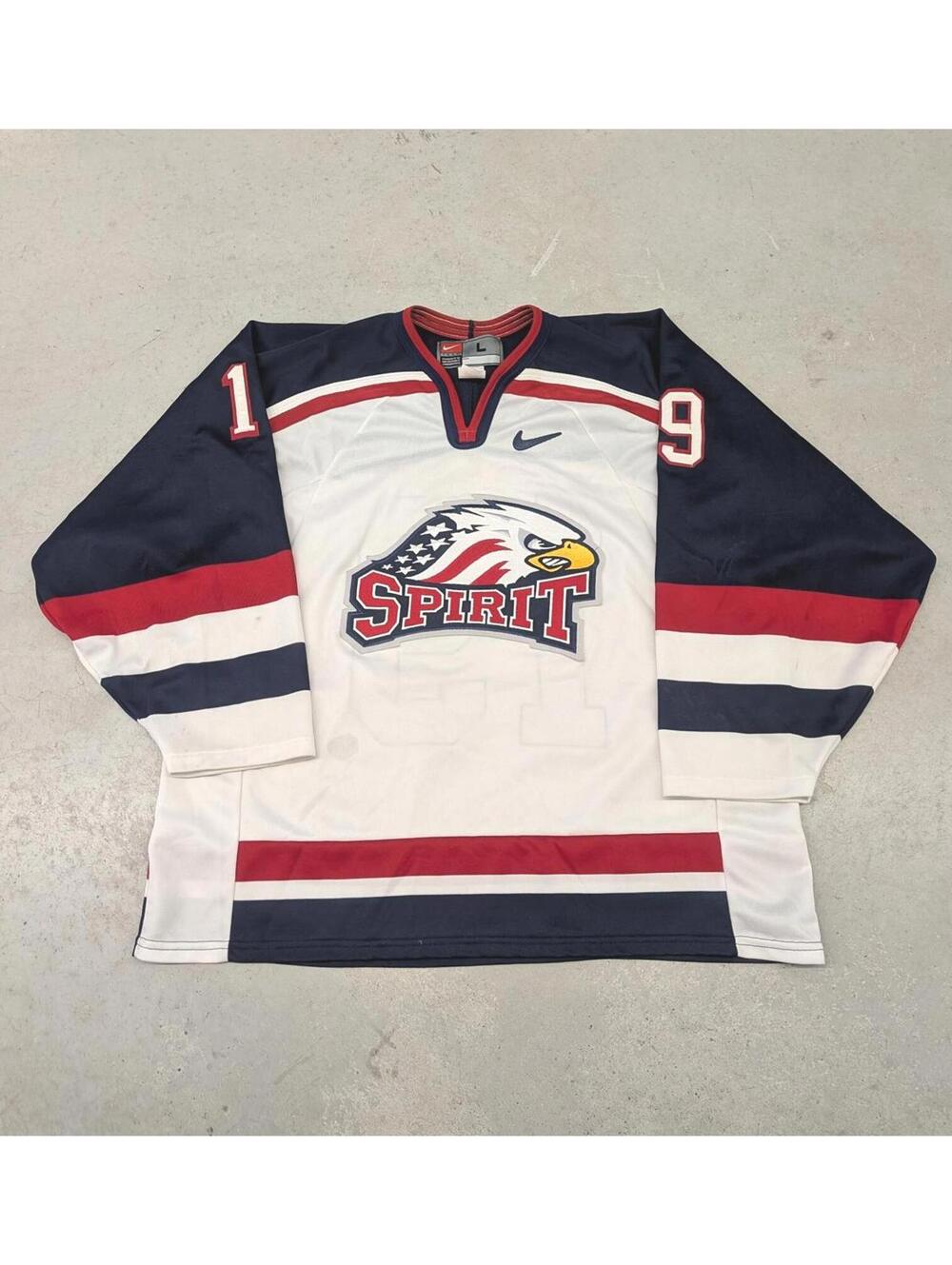 Vintage Nike Michigan Saginaw Spirit OHL Borges 19 Jersey